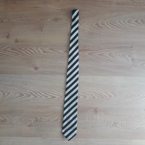 Men’s Tie Black - White